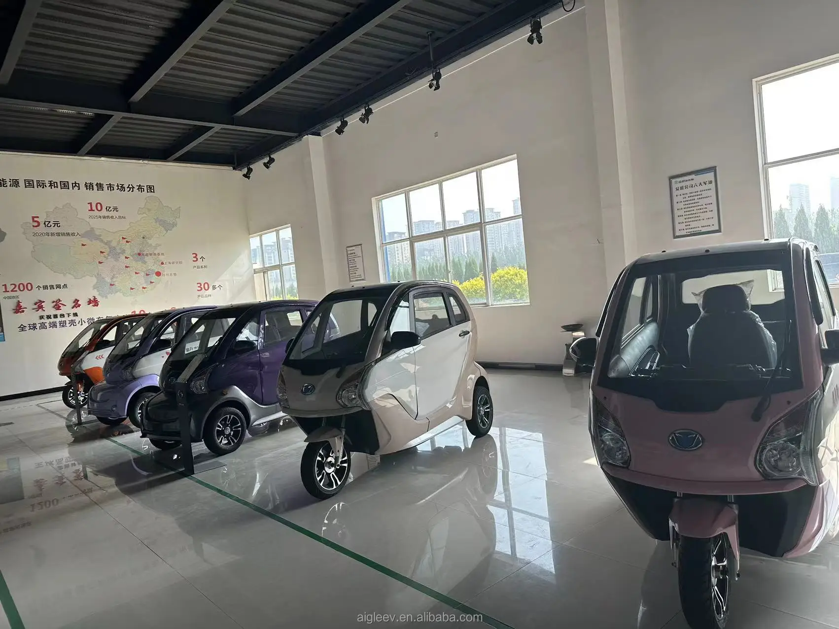 2024 завод 3000w Eec Coc электрические мотоциклы полностью закрытые кабины скутер Электрический трехколесный велосипед для инвалидов