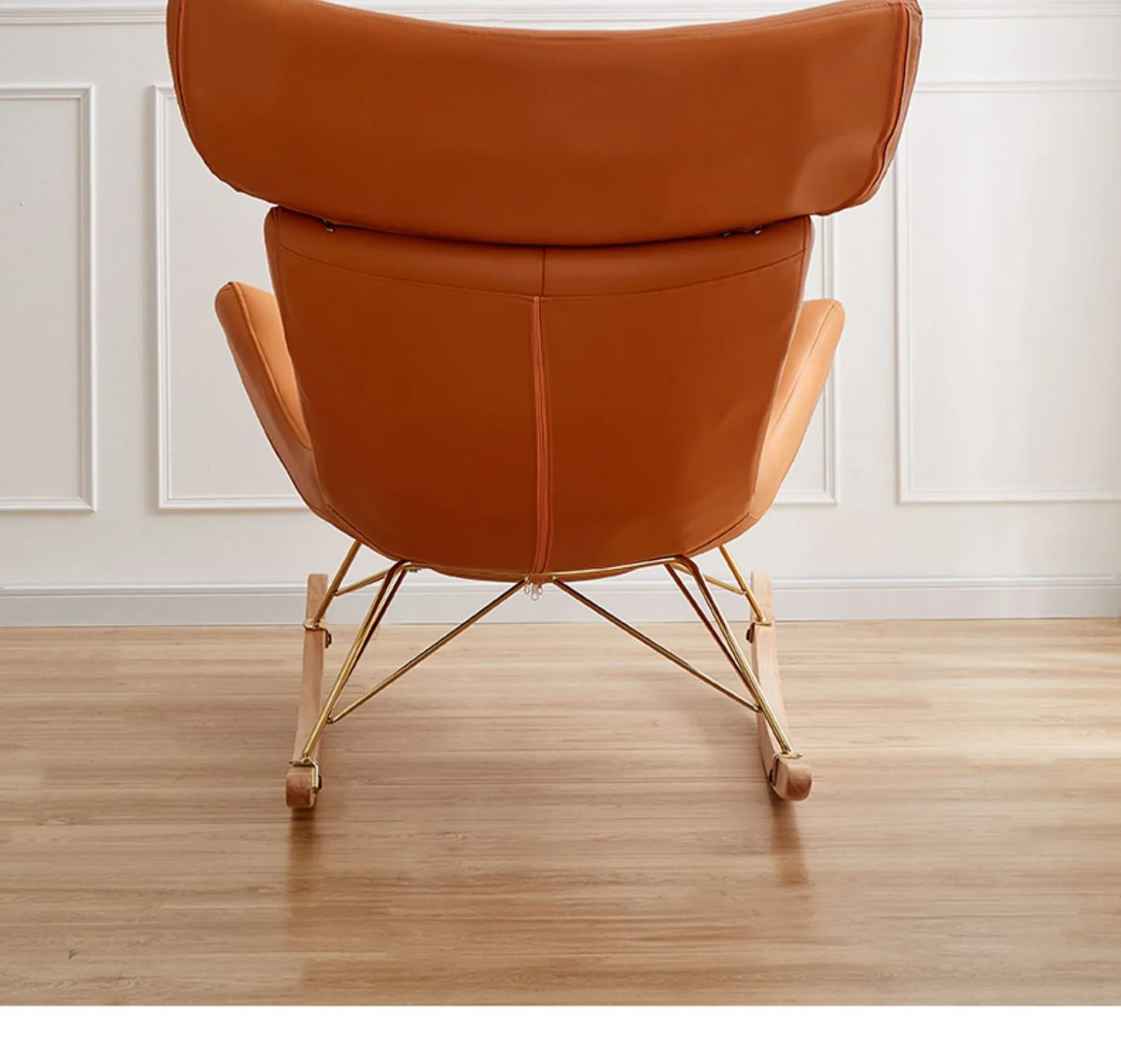 Hot Sale Home Rocking Chair Modern Classic  Lounge Chair Nordic With Ottoman
