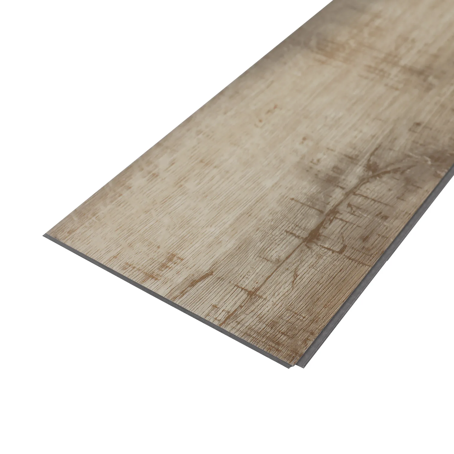 Luxury vinyl top layer durable fireproof click lock hybrid flooring waterproof pvc spc wood flooring tile 7mm