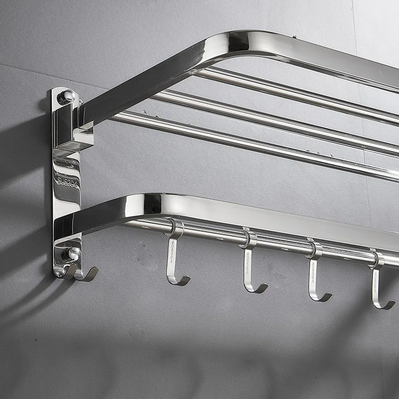
304 Stainless Steel Towel Shelf Bathroom Towel Rack Bathroom Stainless Steel Towel Racks 