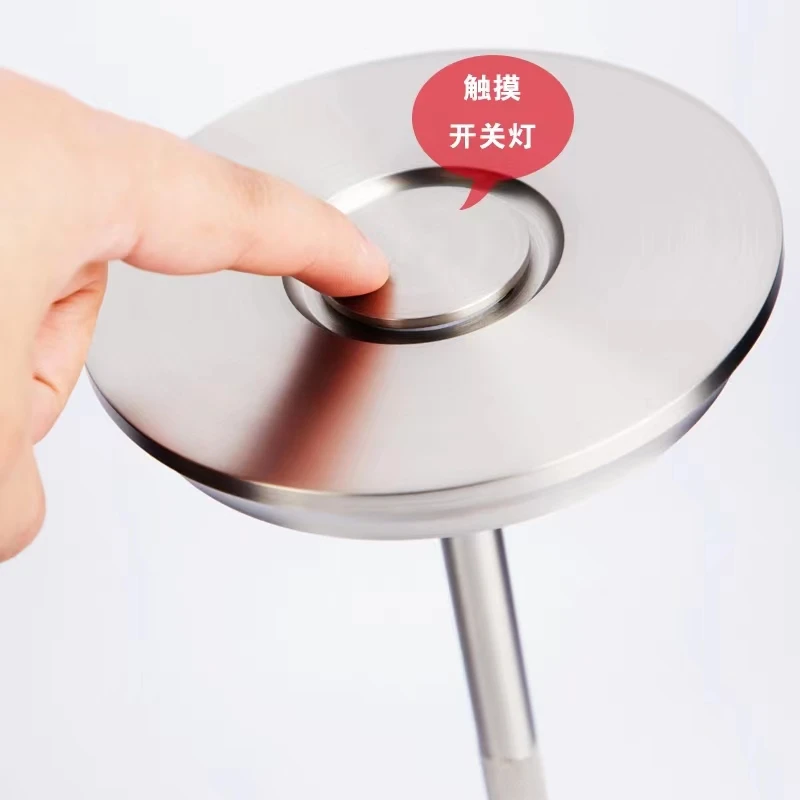 High Quality Luxury Aluminium LED dining table lamp KTV bar restaurant cordless rechargeable night light lamp