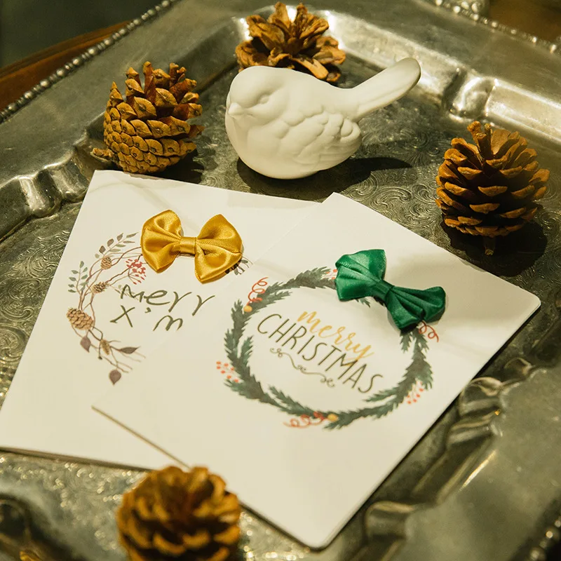 Custom christmas gifts card thank you card winter business card
