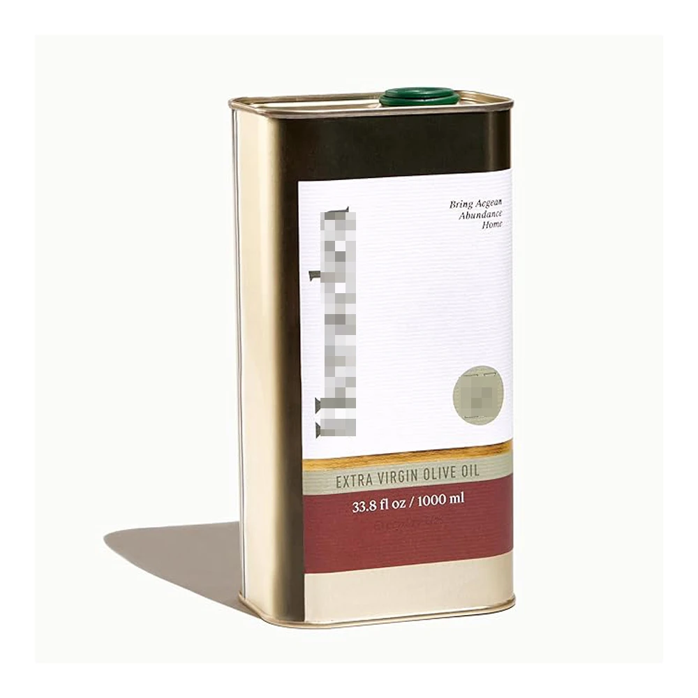 Extra Virgin 100% Pure Cold Pressed Cooking Avocado Oil Metal Tin Can