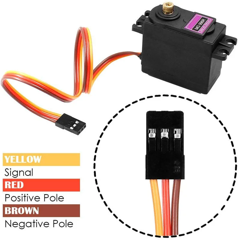 Servos Digital MG996R MG995 Servo Metal Gear for Futaba JR Car RC Model Helicopter Boat MG995