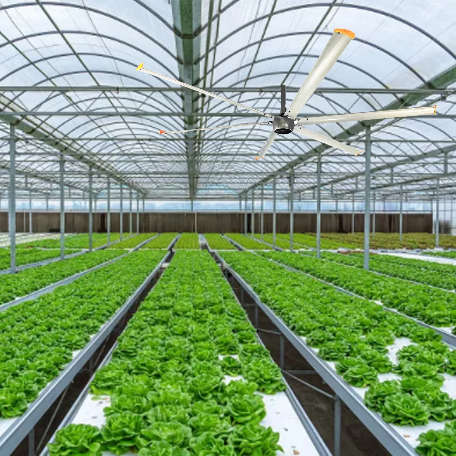 Потолочный вентилятор с дистанционным управлением AMTHI industry 5 лопастей 1100 Вт