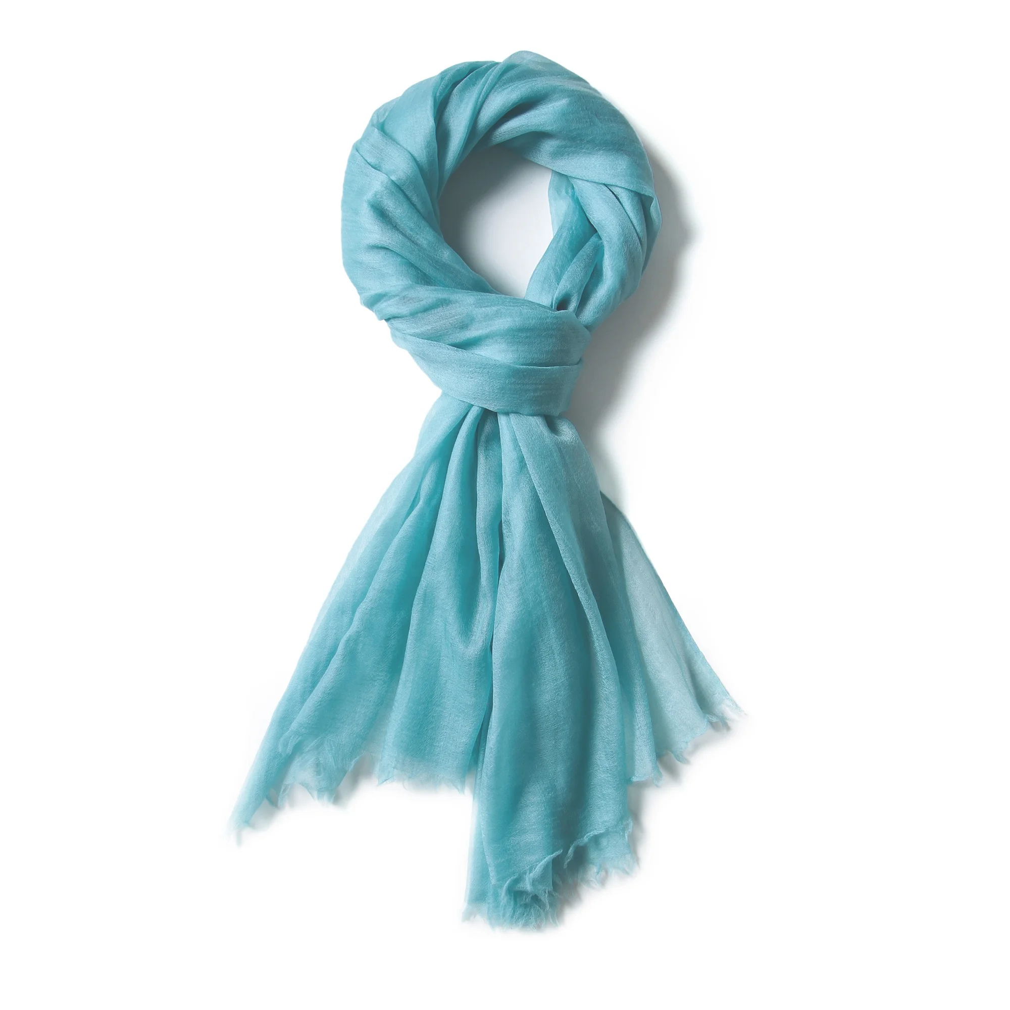 Lady Air Conditioning Thin Pure Cashmere Scarf Pashmina Shawl