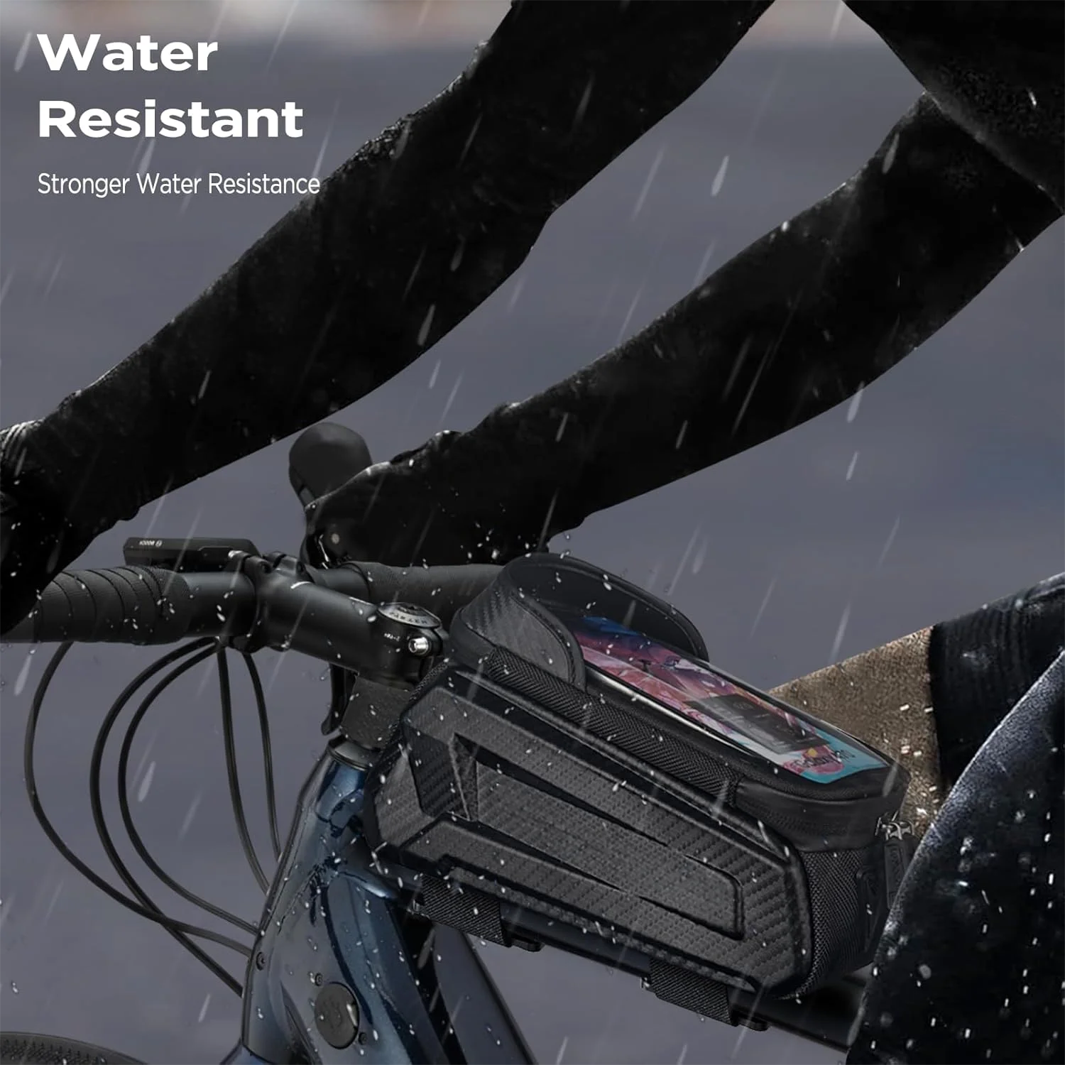 Водонепроницаемая велосипедная Рамка передняя трубка держатель телефона MTB Аксессуары для шоссейного велосипеда с удобной велосипедной сумкой