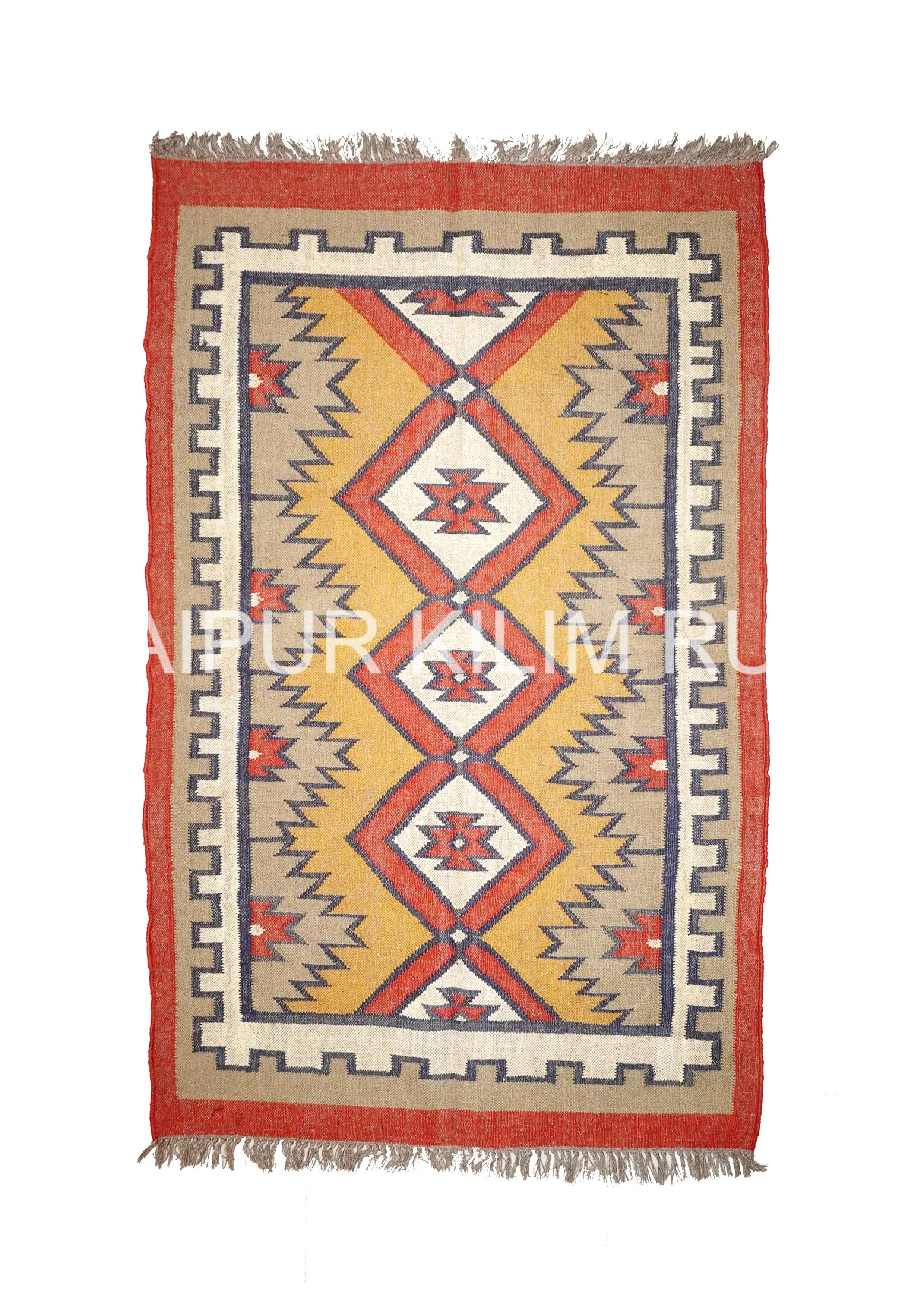 Handwoven Kilim Carpet Jute Wool Hallway Runner Wholesale Rugs Carpets Handmade Floor Mat Indian Kilim Rug