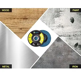 200pcs-carton SATC High Performance 4 -1/2 Inch Zirconia Flap Discs 80Grit Type 29 for Angle Grinder and Sanders Abrasive Tools