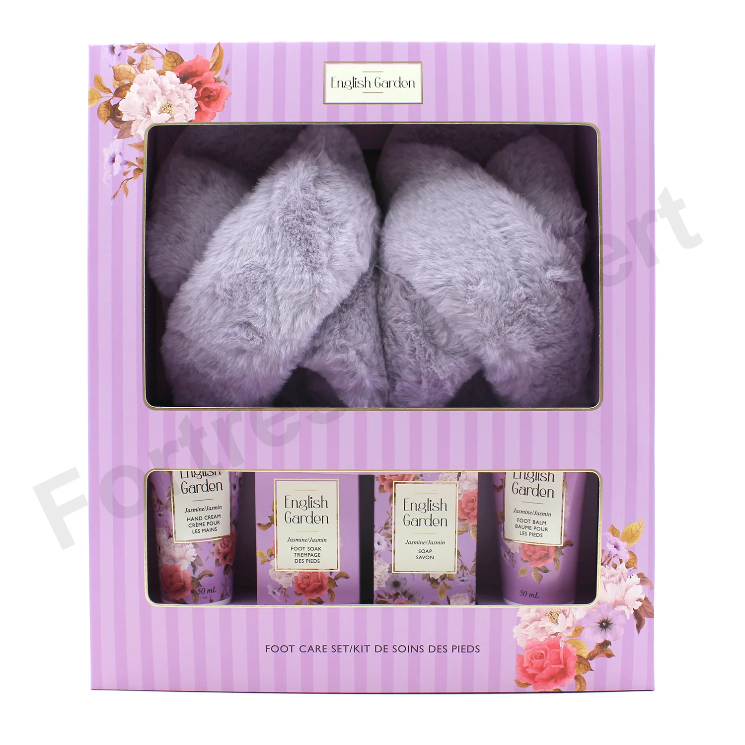 Wholesaler OEM Private Label Hot Slippers and Bath Gift Sets Foot Care Hand Cream Holiday Gift Sets Bath Care Sets