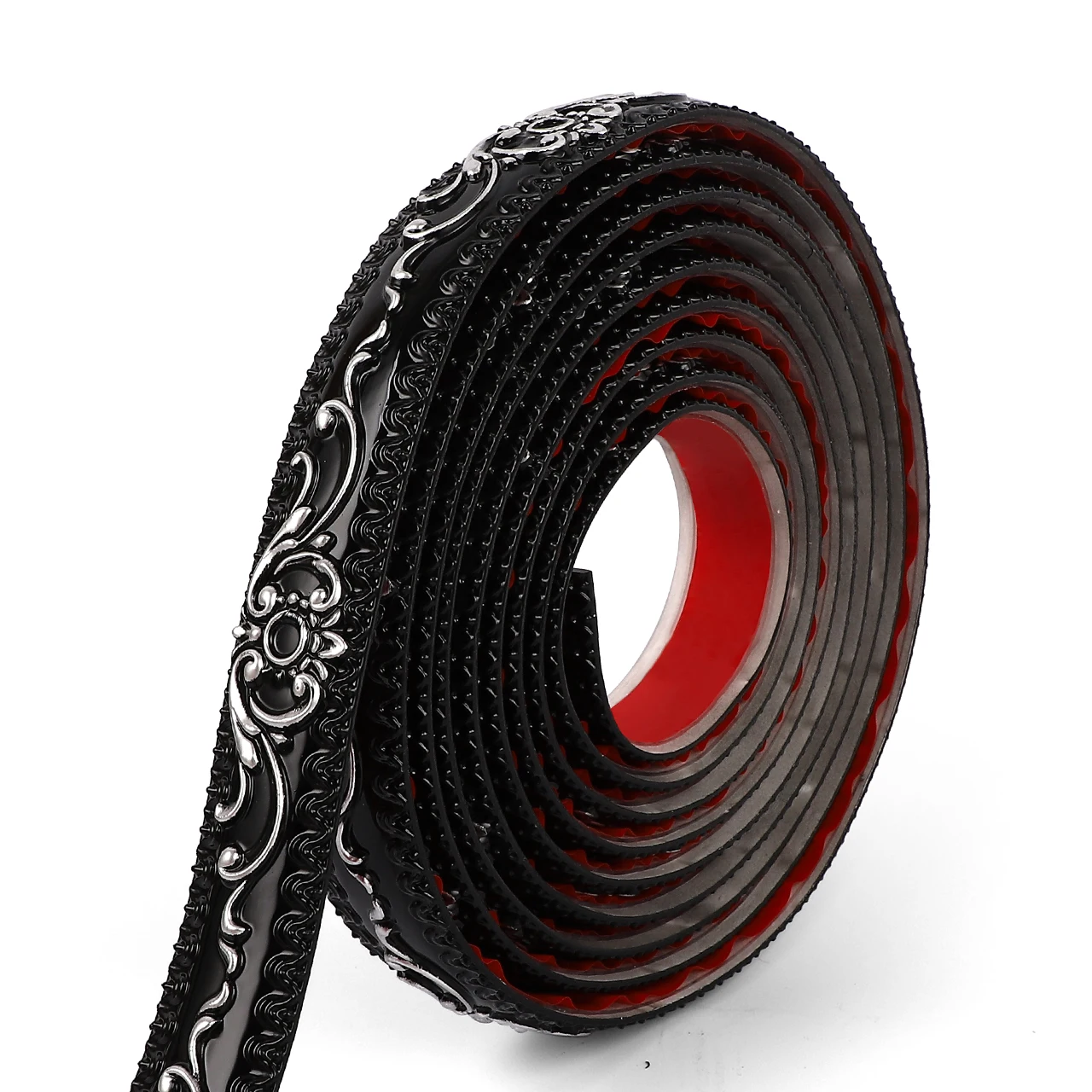 Прямая продажа с фабрики самоклеящиеся гибкие пвх молдинги для самостоятельного изготовления декоративные 3D настенные полосы домашнего