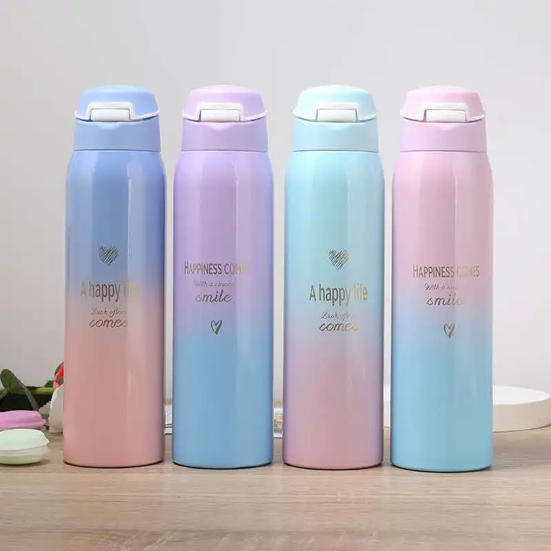 FACTORY OEM CUSTOM 500ml Stainless Steel Double Wall Vacuum Insulated Free Sip Water Bottle