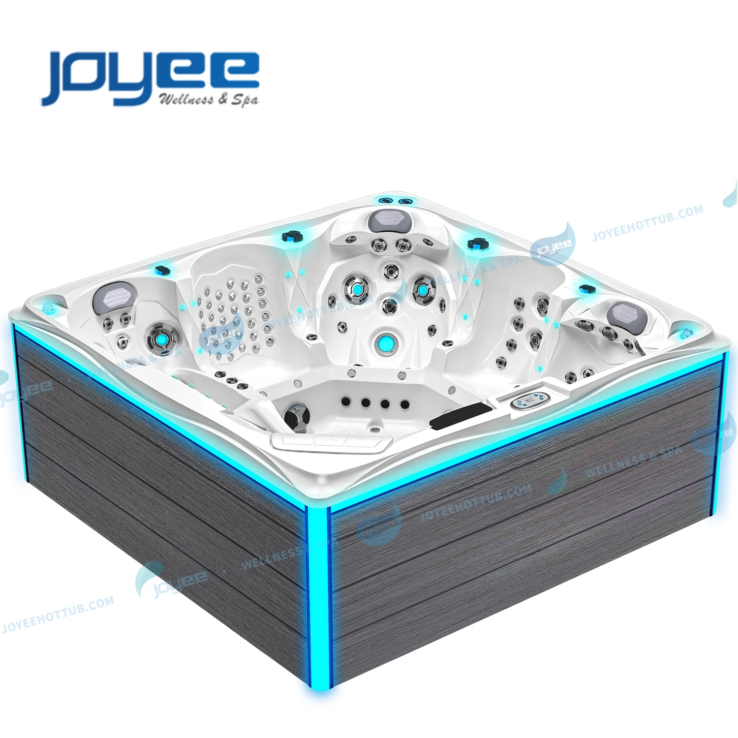 JOYEE Europe Nordic Spabad Insulated Aristech Acrylic Balboa 5 Persons Spa Pools Outdoor/Indoor Whirlpool Hot Tub