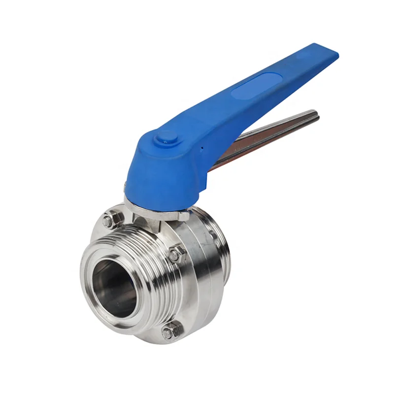 golden supplier stainless steel food grade butterfly valve