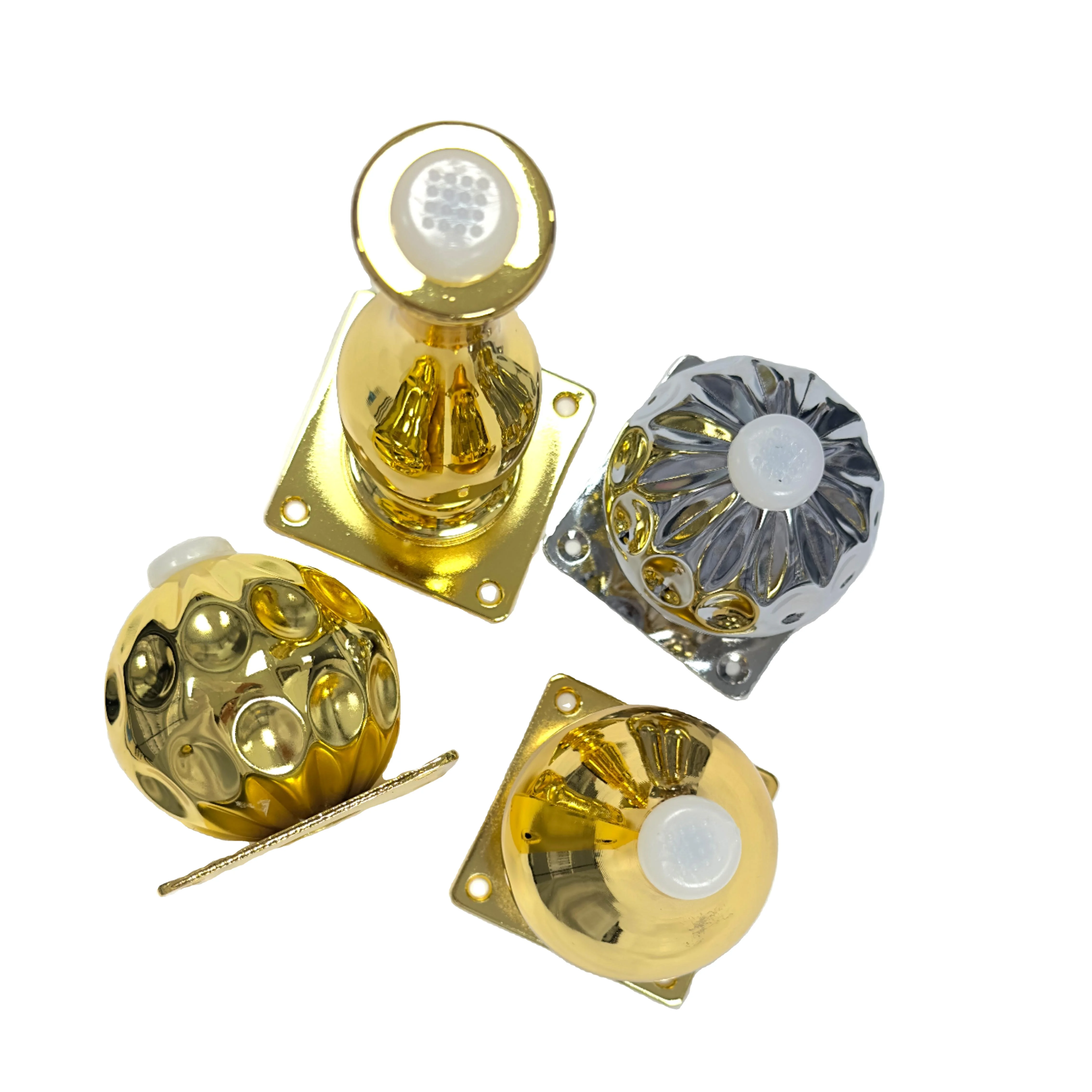 Real Shot of Furniture Gourd-Shaped Iron Legs for Sofa Beds Contemporary Furniture Legs for Dining Table Cabinets Couch Legs