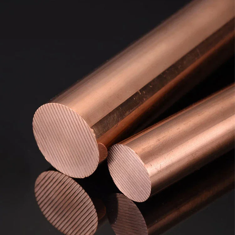 2.4mm X 10mm 3mm 20mm Red Copper Electrode Flat Bar Rod