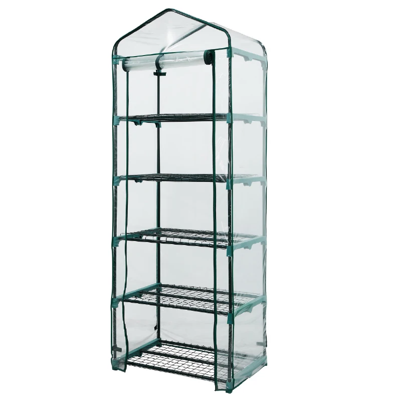 Steel Tube Frame Greenhouse 5 tiers greenhouse