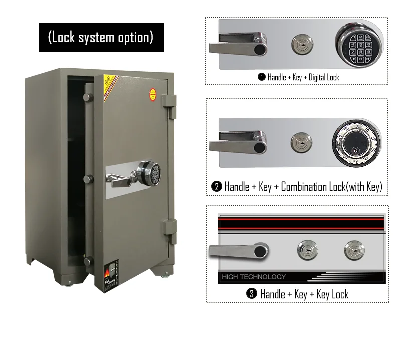 
F720 (fireproof safe) GEMSAFE fireproof digital safe with alarm device 
