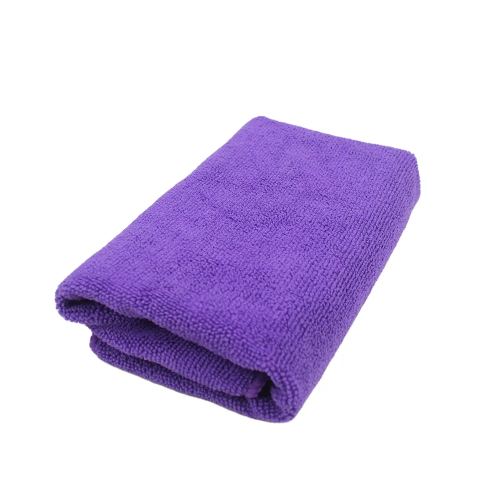 GRS RPET top requested products  microfiber polishing cleaning  detailing microfiber logo cloth cleaning warp knitting towel