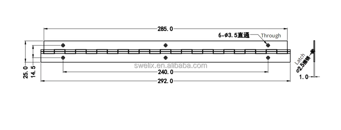 Swelix HT3136 SUS304 китайский завод 2 5 дюймов 304 из нержавеющей стали дверные петли