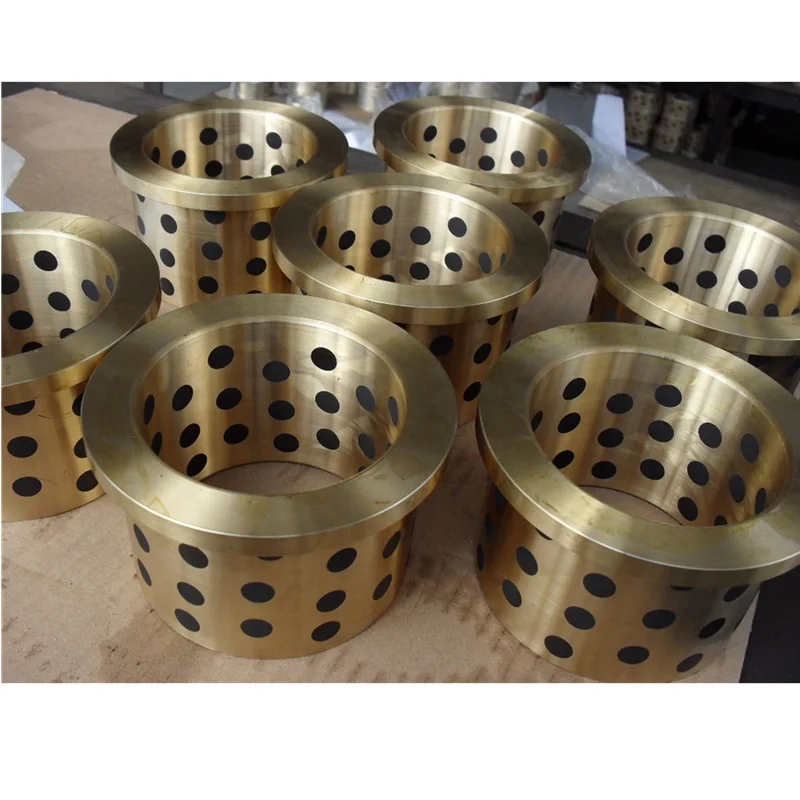 Bi-metallic bushes for hydraulic cylinder piston rod liner guide application factory price