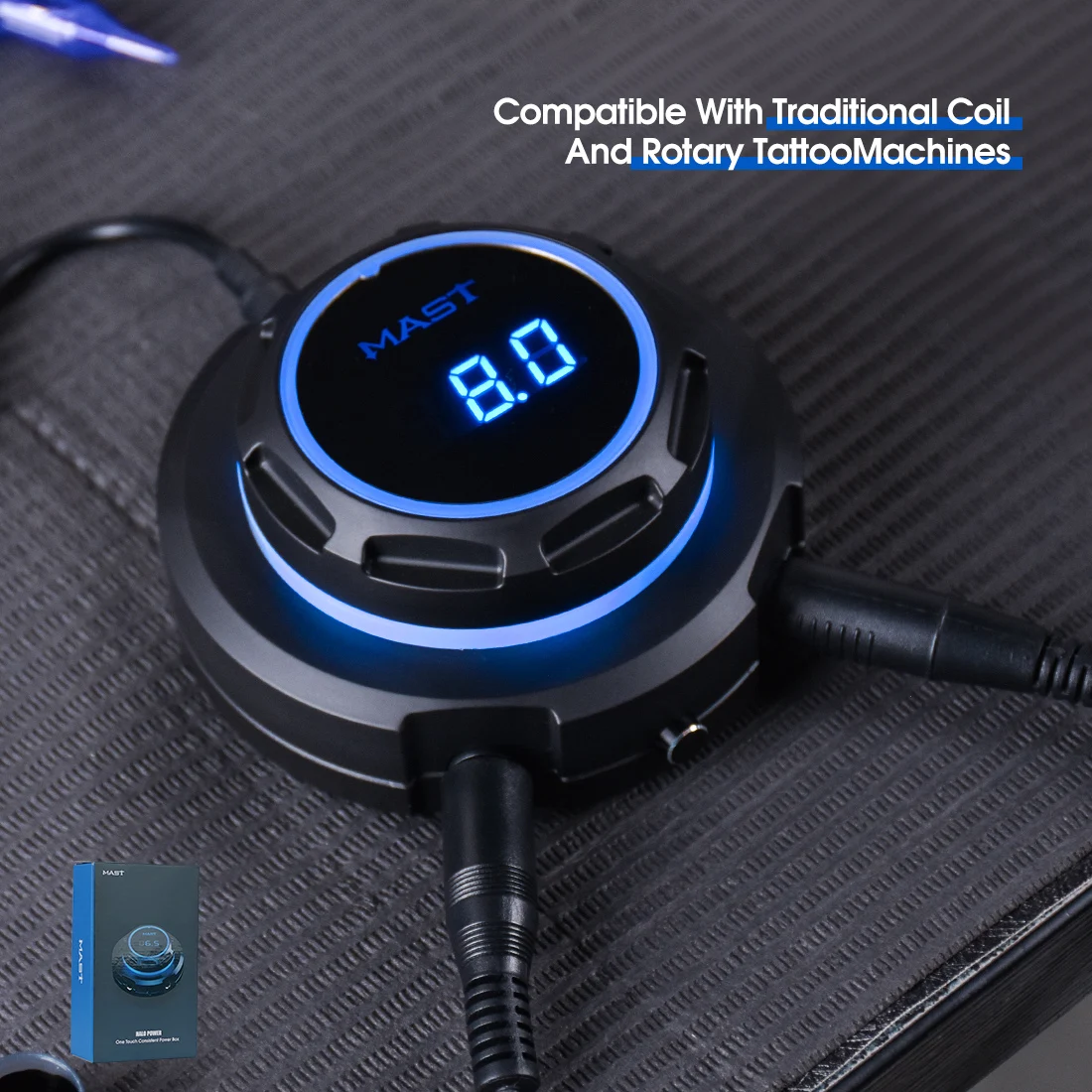 Hot wholesale Dragonhawk Mast Halo Tattoo Power Supply Box for Tattoo Machines Body Art