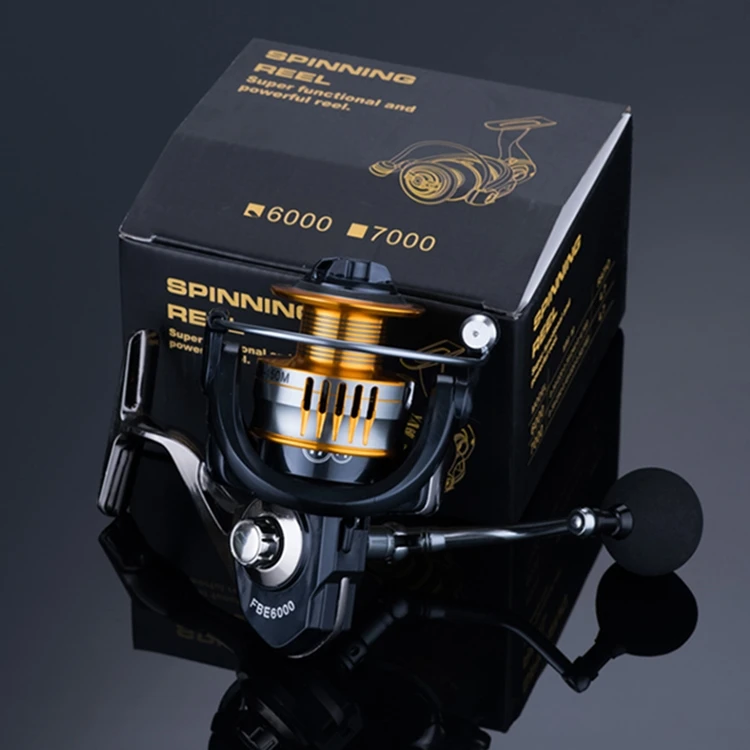 Рыболовная катушка JETSHARK из алюминиевого сплава, максимальная нагрузка 15 кг, серия 1000-6000, спиннинговая катушка из нержавеющей стали 9 шарикоподшипников, катушка для морской воды