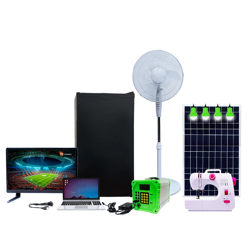 High Quality  Off-Grid Solar Power System Hybrid Inverter Lifepo4 Lithium Battery Polycrystalline Silicon Ground Home Use