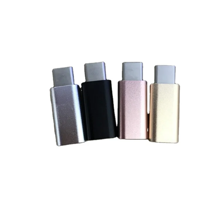 Металлический сплав адаптер для iphone женский type-c male адаптер типа c male к 8pin переходник с внутренней резьбой для iphone женский