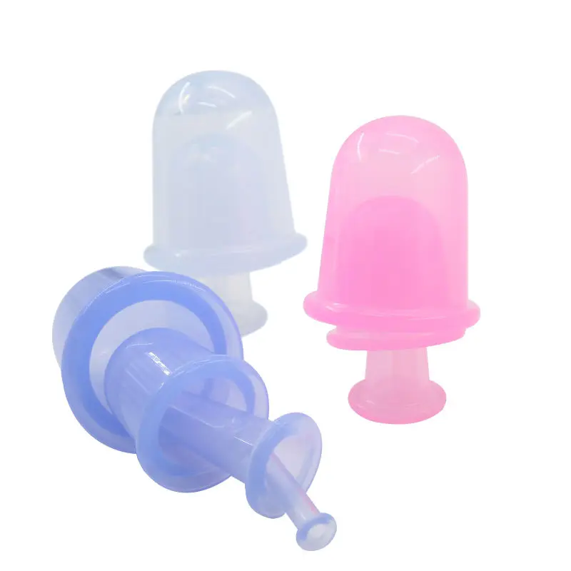 Silicone Anti Cellulite Vacuum Cup Cupping Therapy Sets Silicone Cupping Cup Facial And Body Massage Cups Set