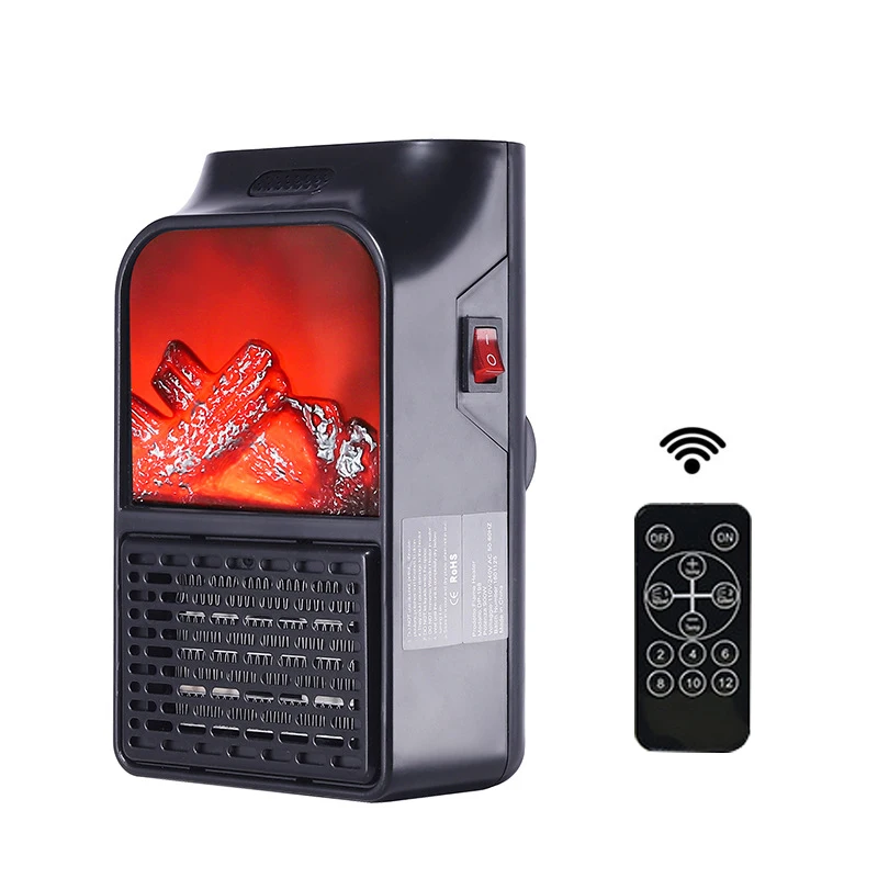 3D Flame Styling Wall Mounted Heater Winter Warmer Room Heater Electric