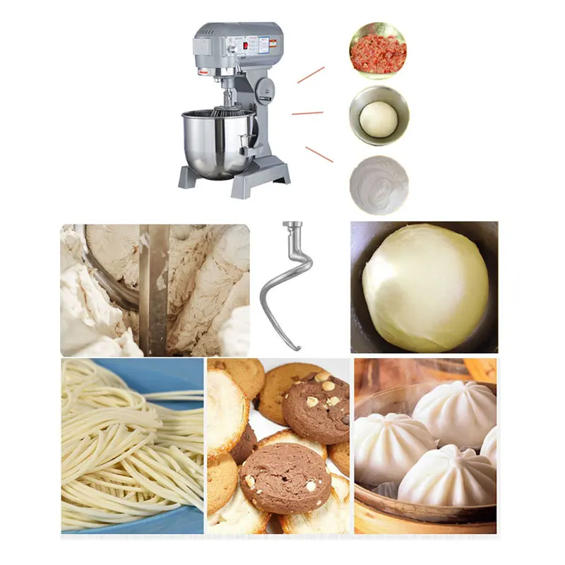 Double Speed Small Spiral Bakery Dough Mixer Kneading Machine for Home