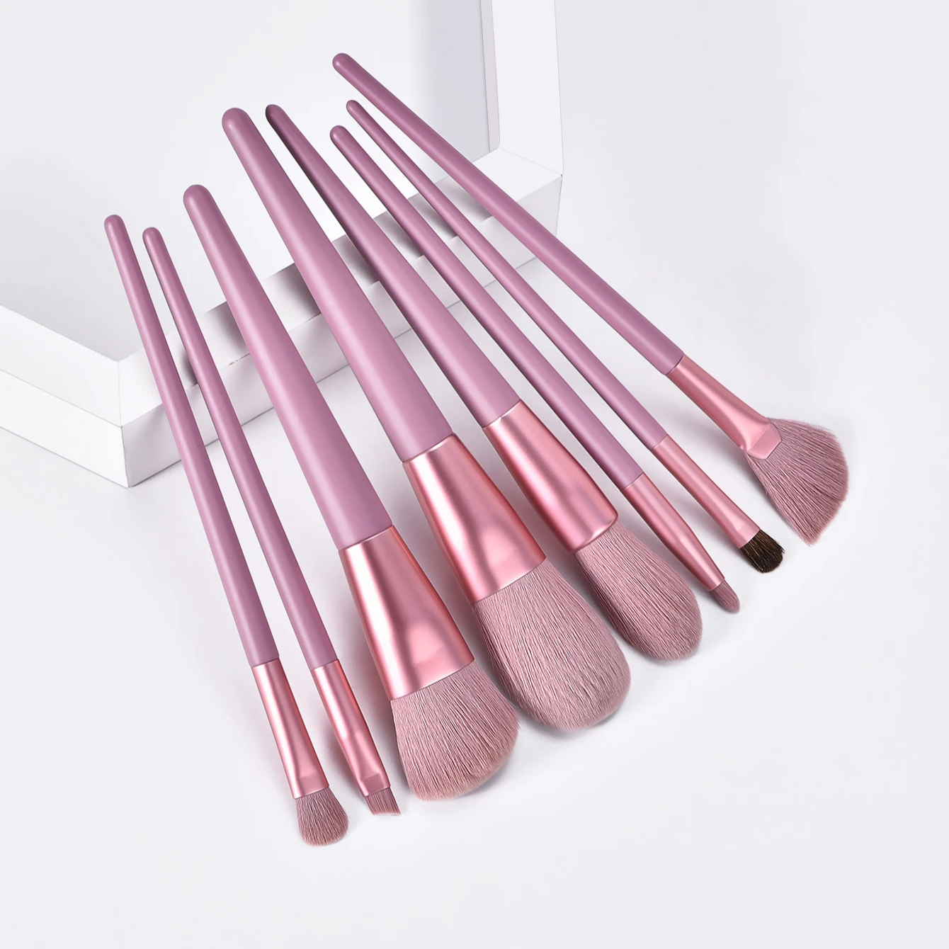8 штук женские кисти для макияжа, мягкие синтетические волоски, кисть с лучший набор кистей для макияжа красота индивидуальное Высокое качество Макияж Кисть для макияжа