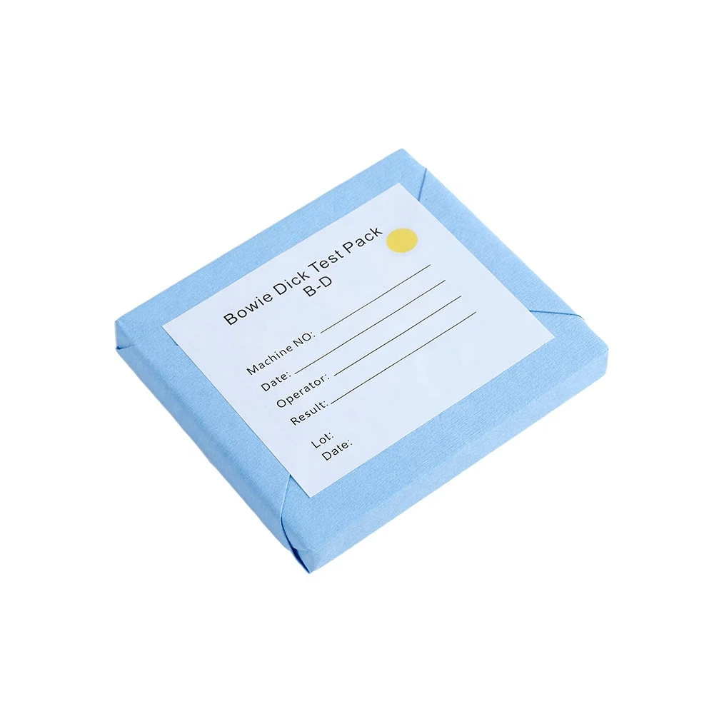 New custom cssd consumables class 2 steam sterilization autoclave integrity test bowie & dick test pack