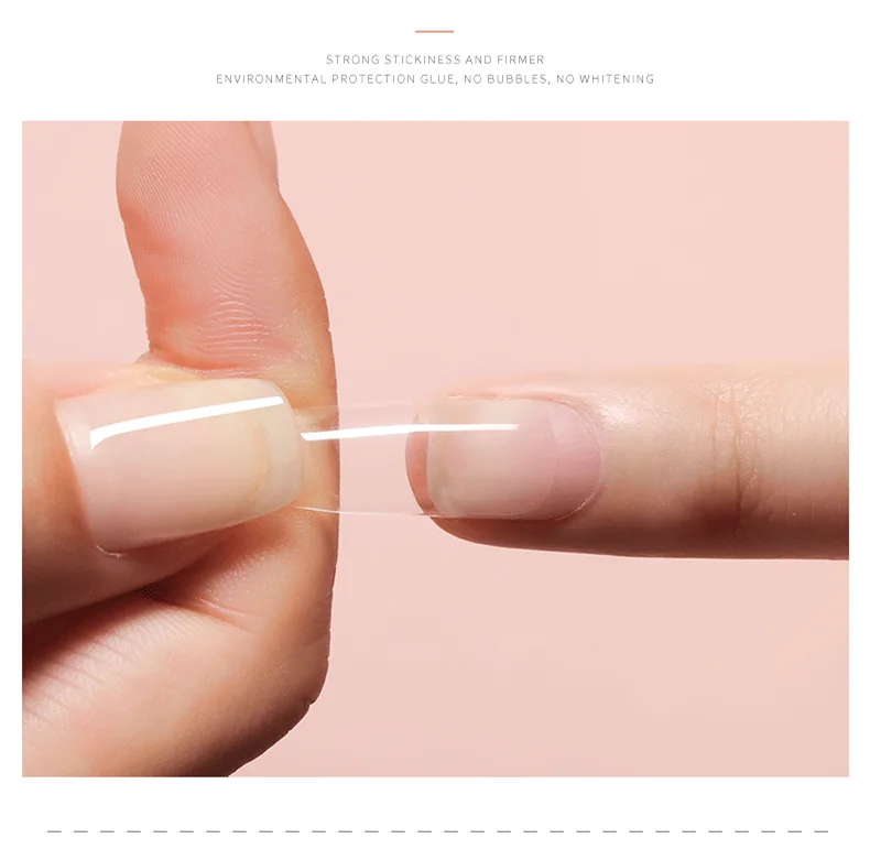 Прозрачные накладные ногти клей для наращивания ногтей без пожелтения 15 мл частная этикетка