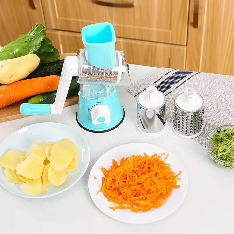 Оптовая продажа Нержавеющая Сталь Многофункциональная ручная slicer измельчитель овощей резак