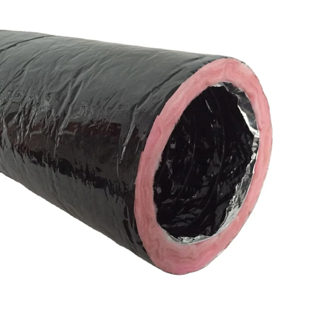 R6 R8 Hvac Duct 6 INCH ad duct hose Fiberglass Reinforced Aluminium Insulated Flexible Ducts