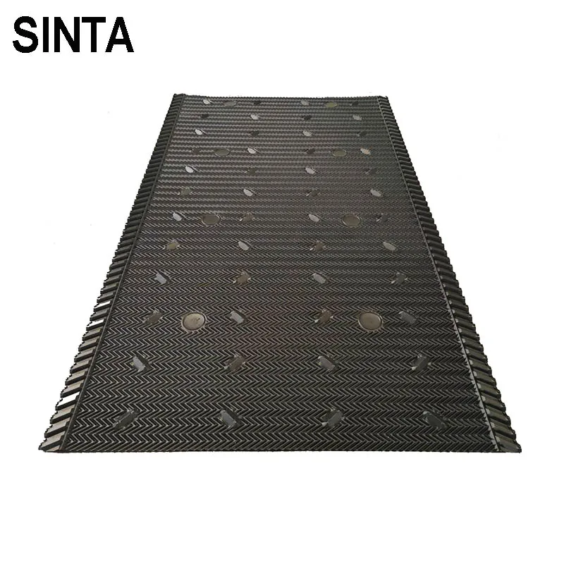 1430mm Crossflow PP PVC fin sheet Fill Packing herringbone design cooling tower fill