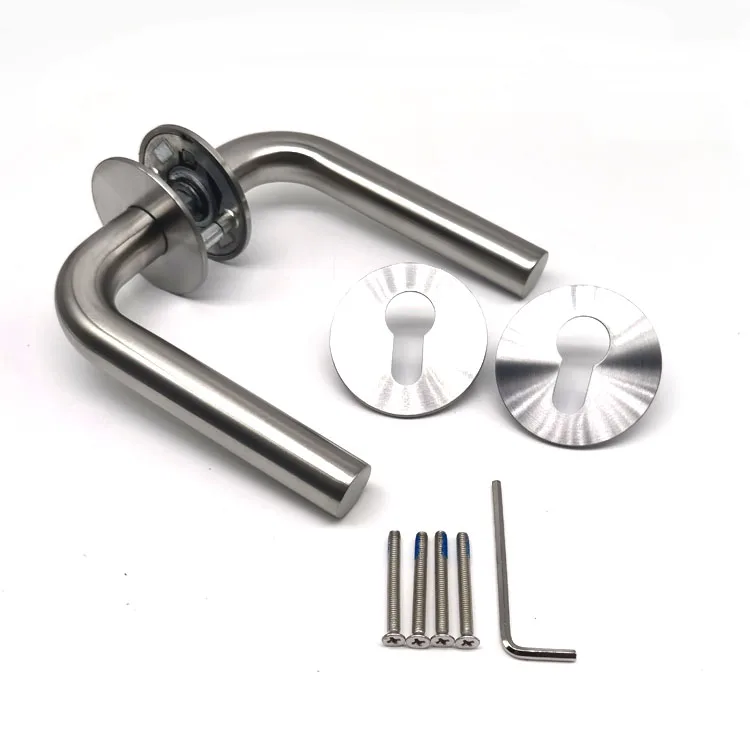 Cheap Door Handles EN1634 1 Fire Test Stainless Steel Door Handle With Customized Finishes For Best Price