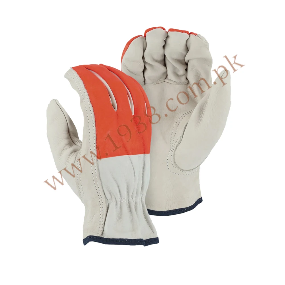 2022 Best Selling Driving Gloves Winter Lined Deerskin Drivers Glove With Reversed Back and Leather Strap