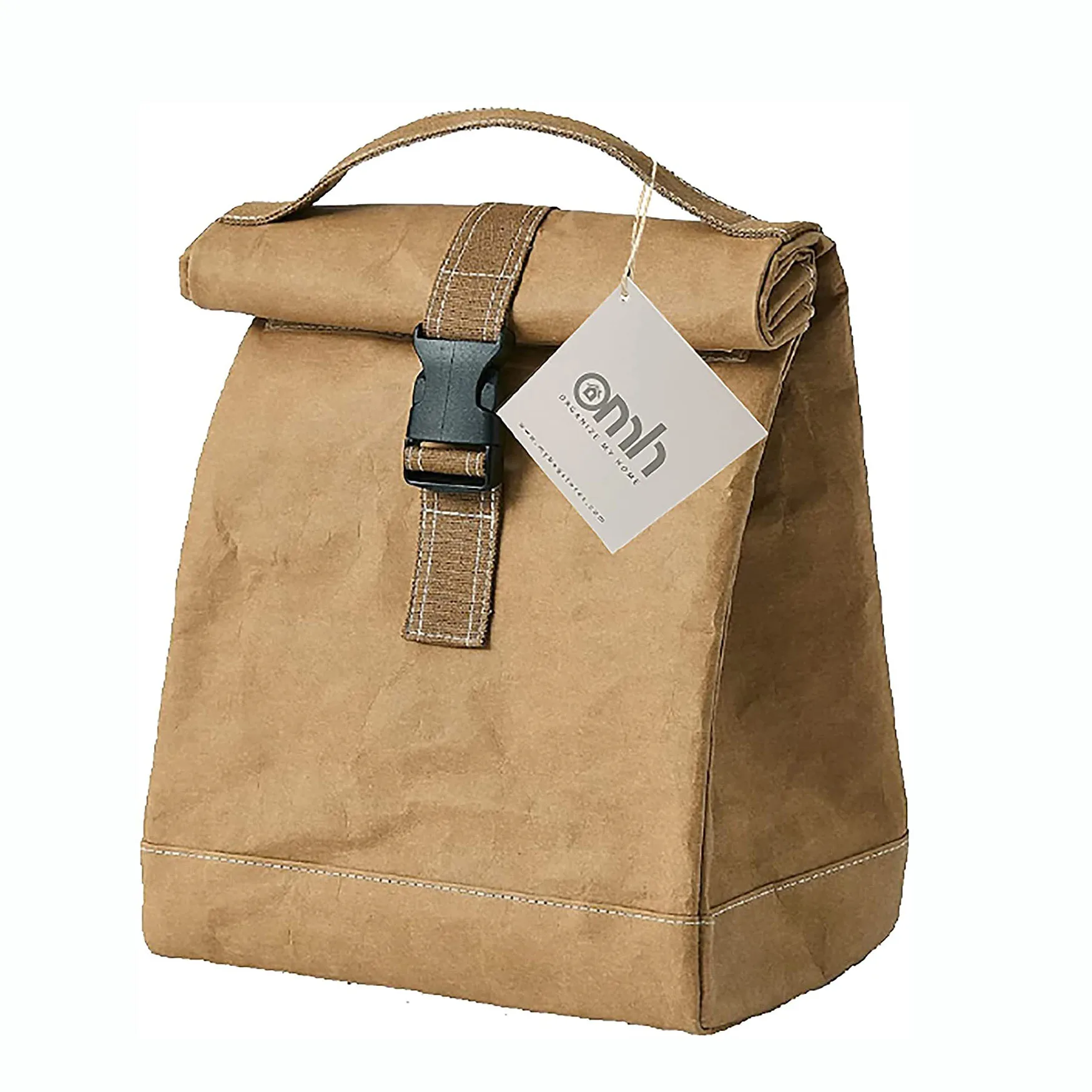 Customized Reusable Aluminium Foiled Fast Food Eco-friendly Kraft Tyvek Paper Insulated Lunch Bag for