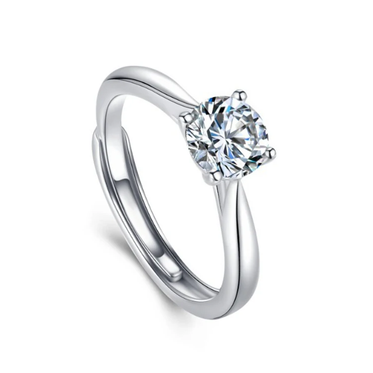 Diamond 18K Gold 0.70 carat diamond ring Laboratory grown diamond  1025 CVD bare