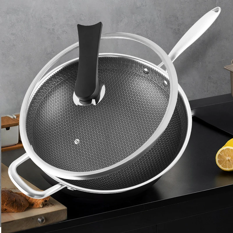 Latest Style Trending Advanced Kitchenware Pot Non Stick Cookware Wok