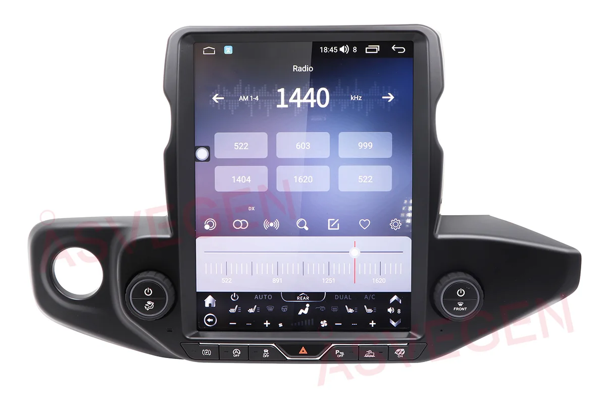 Заводская цена 12 1 'Android Tesla экран автомобильное радио DVD-плеер с навигацией GPS для JEEP Wrangler JL & Jeep gladiator 2018-2022