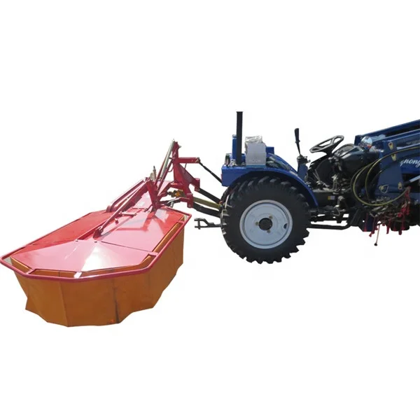 Tractor PTO driven high efficiency alfalfa mower