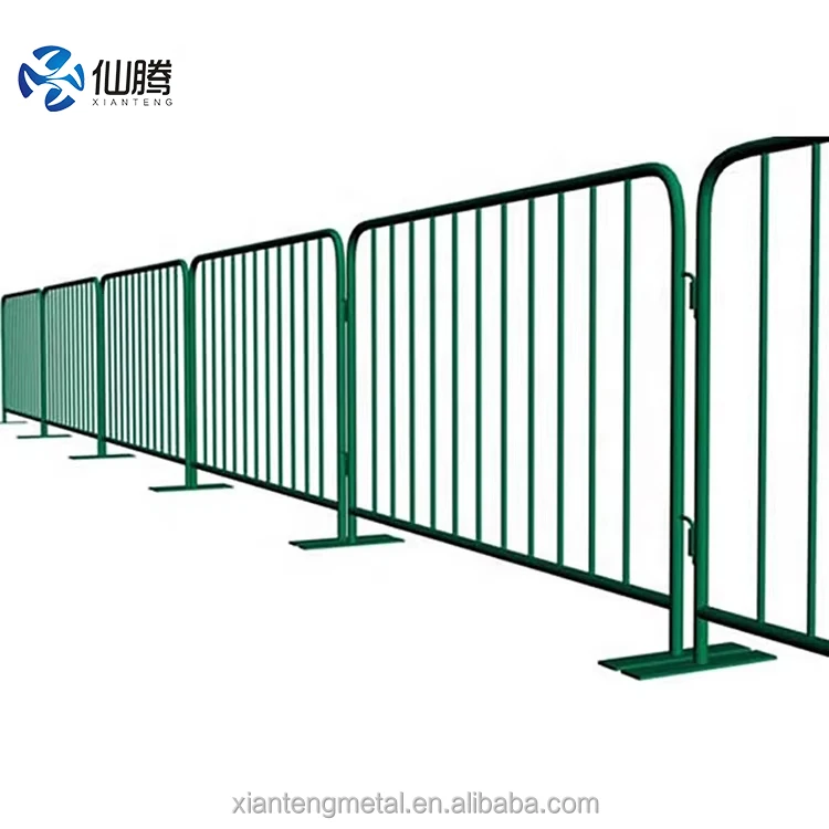 Wholesale best price hot dipped Galvanized Temporary Crowd Control Road Barrier Fence for sale