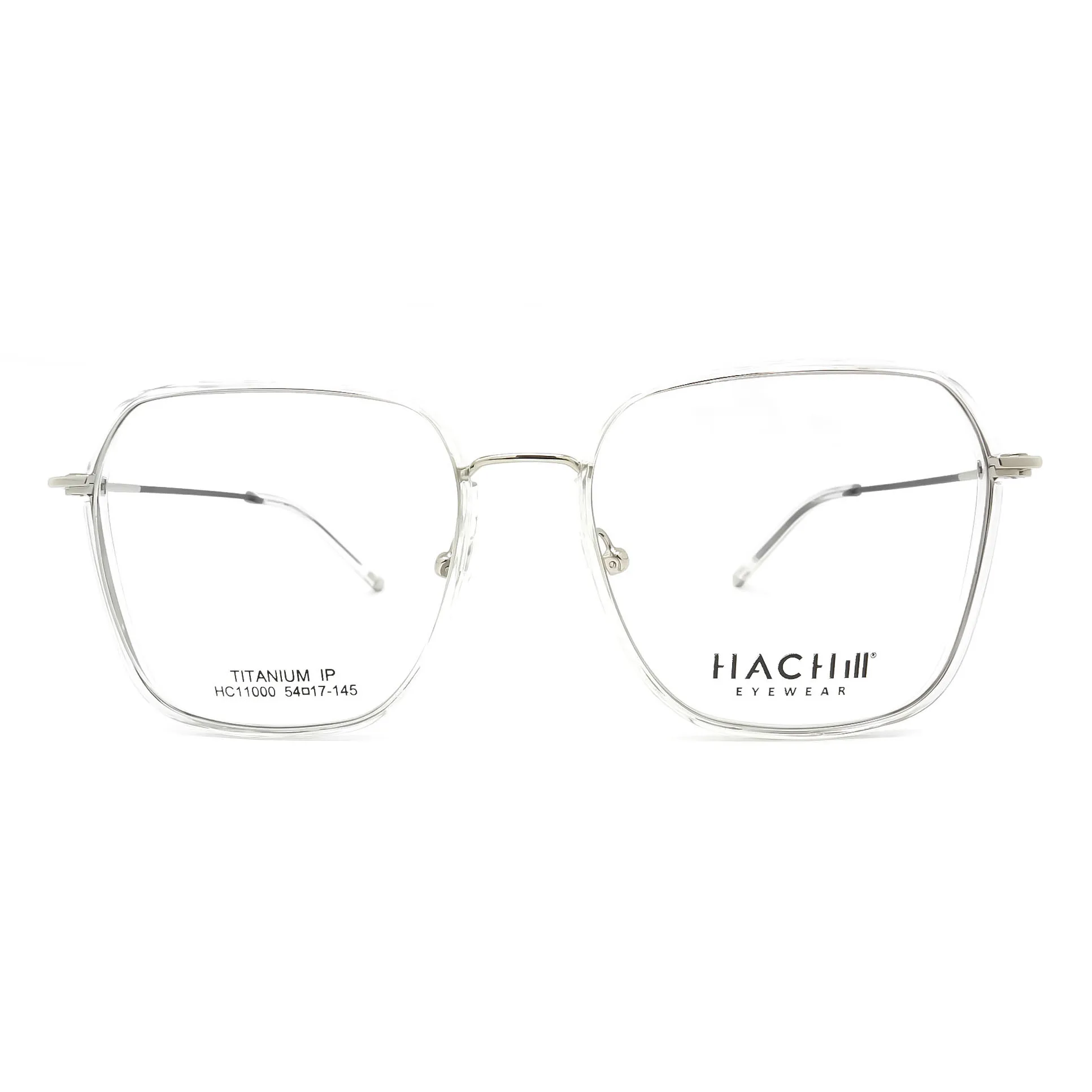 New Injection Front and Titanium Temple Glasses Frame Unisex Comfortable Ultra Light Eyeglass Frame