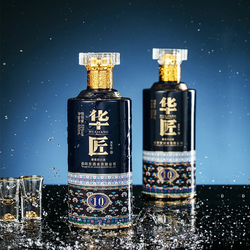 Guizhou Yelanggu Huajiang Ageing 10 years Moutai-flavored Chinese Baijiu 53%vol Real Aged 500ml With Box