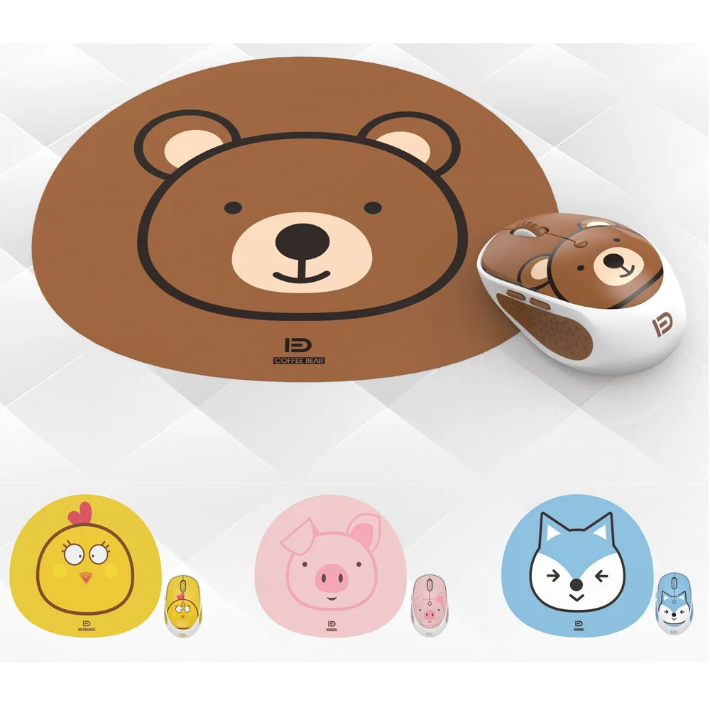 Cheap and good quality wireless mice ,6 buttons, 2400DPI, Silent Click, working current 10mA