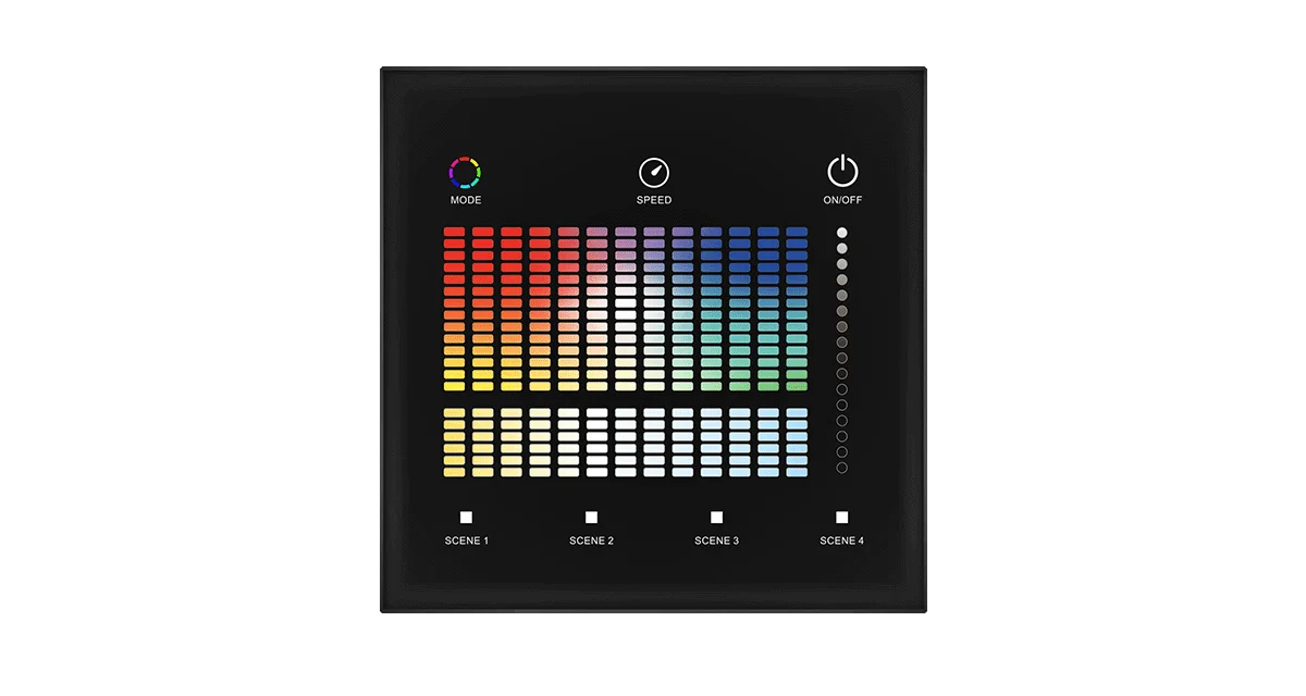 Светодиодный контроллер 24 В 1 зона DALI главный Поддержка DT6 DT8 затемнение настенная стеклянная сенсорная панель